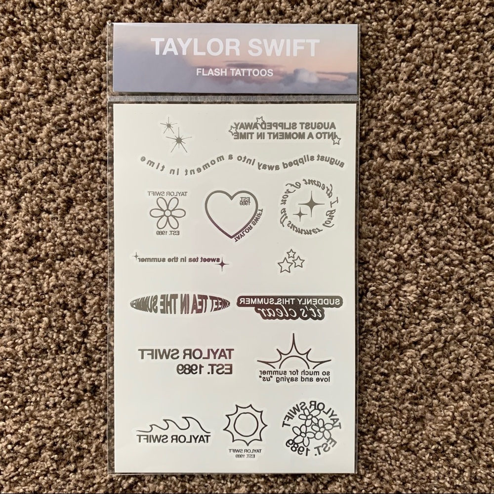 NEW Taylor Swift Tattoos Set